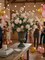 Cream & Pink Rose Spray: Set of 12, 27-Inch, Silk Roses by Floral Home®